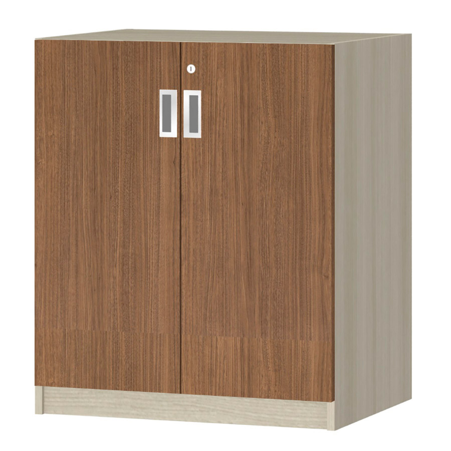 (商品画像) オーダーオフィスストッカー 奥行44.5cm×高さ83.2cm×幅60～70cm 2段扉