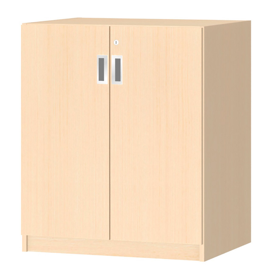 (商品画像) オーダーオフィスストッカー 奥行44.5cm×高さ83.2cm×幅60～70cm 2段扉