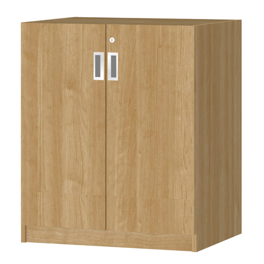 (商品画像) オーダーオフィスストッカー 奥行44.5cm×高さ83.2cm×幅60～70cm 2段扉