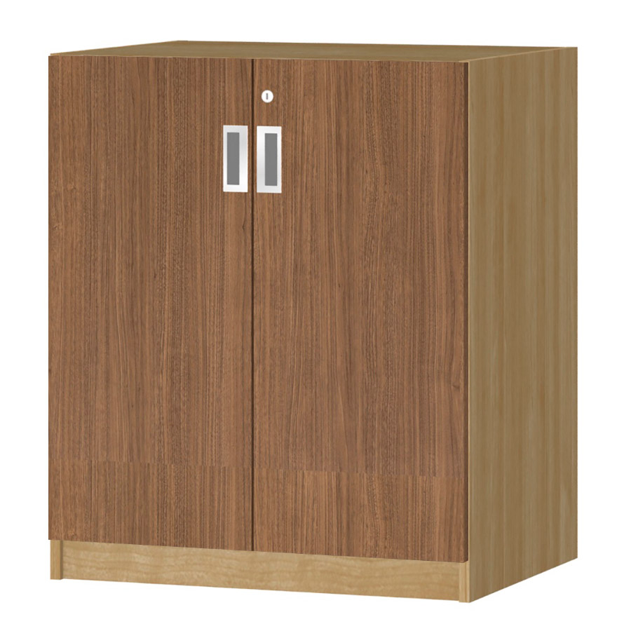 (商品画像) オーダーオフィスストッカー 奥行44.5cm×高さ83.2cm×幅60～70cm 2段扉