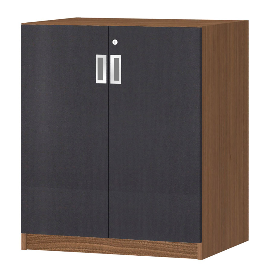 (商品画像) オーダーオフィスストッカー 奥行44.5cm×高さ83.2cm×幅60～70cm 2段扉