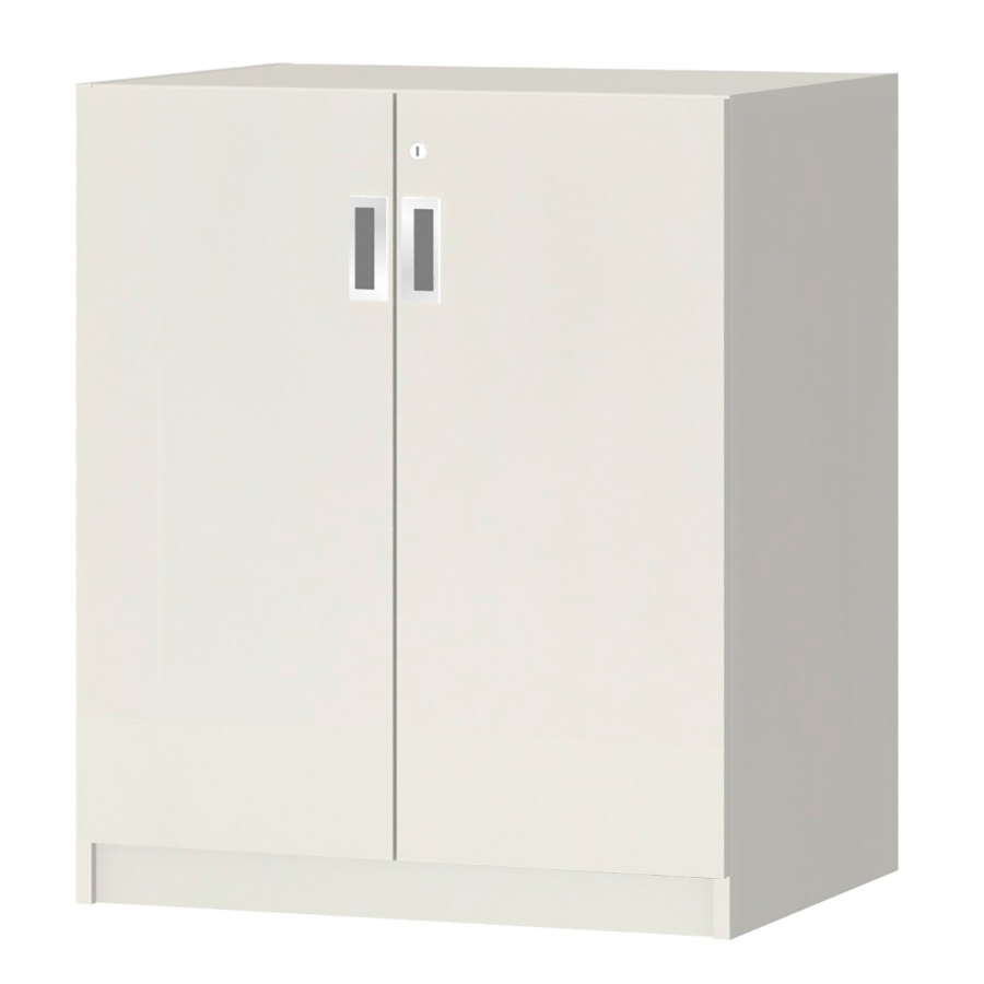 (商品画像) オーダーオフィスストッカー 奥行44.5cm×高さ83.2cm×幅60～70cm 2段扉