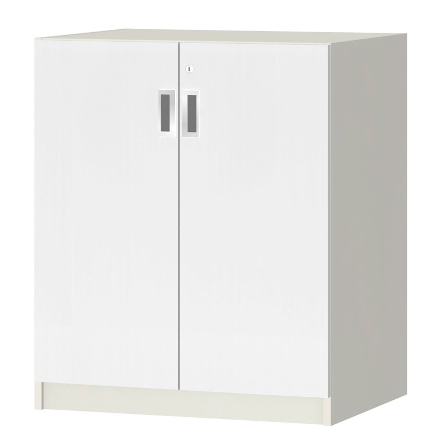 (商品画像) オーダーオフィスストッカー 奥行44.5cm×高さ83.2cm×幅60～70cm 2段扉