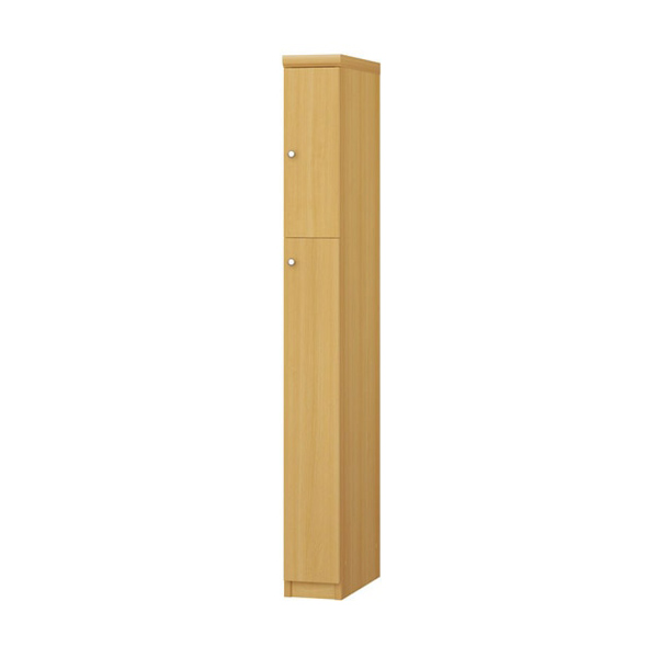 (商品画像) エースラック/カラーラック オーダーメイド 扉付 奥行40cm×高さ135cm×幅15～24cm（標準タイプ）