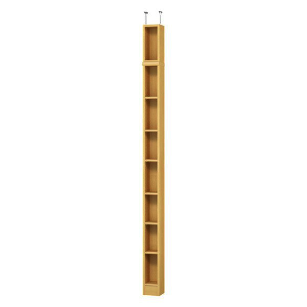 (商品画像) エースラック/カラーラック オーダーメイド 天井突っ張り 奥行19cm×高さ239～248cm×幅15～24cm（標準タイプ）