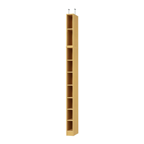 (商品画像) エースラック/カラーラック オーダーメイド 天井突っ張り 奥行40cm×高さ250～259cm×幅15～24cm（標準タイプ）