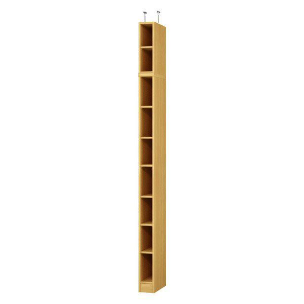 (商品画像) エースラック/カラーラック オーダーメイド 天井突っ張り 奥行46cm×高さ254～263cm×幅15～24cm（標準タイプ）