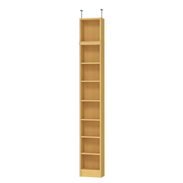 (商品画像) エースラック/カラーラック オーダーメイド 天井突っ張り 奥行19cm×高さ217～226cm×幅25～29cm（標準タイプ）