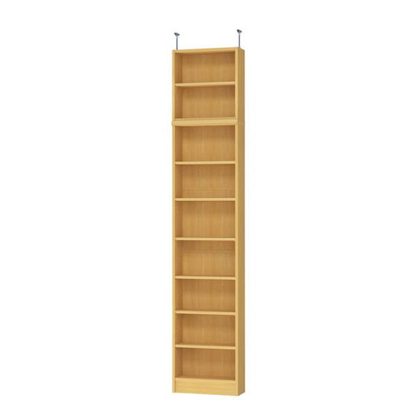 (商品画像) エースラック/カラーラック オーダーメイド 天井突っ張り 奥行19cm×高さ232～241cm×幅30～44cm（標準タイプ）